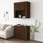 Hohes Sideboard Sperrholz braune Eiche von vidaXL, Sideboards - Ref: Foro24-3185374, Preis: 141,95 €, Rabatt: %