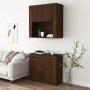 Hohes Sideboard Sperrholz braune Eiche von vidaXL, Sideboards - Ref: Foro24-3185374, Preis: 135,96 €, Rabatt: %