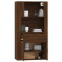 Aparador alto madera contrachapada marrón roble de vidaXL, Aparadores - Ref: Foro24-3185374, Precio: 143,99 €