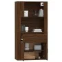 Hohes Sideboard Sperrholz braune Eiche von vidaXL, Sideboards - Ref: Foro24-3185374, Preis: 135,96 €, Rabatt: %