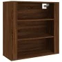 Hohes Sideboard aus braunem Eichensperrholz von vidaXL, Sideboards - Ref: Foro24-3185382, Preis: 135,29 €, Rabatt: %