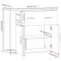 Hohes Sideboard aus braunem Eichensperrholz von vidaXL, Sideboards - Ref: Foro24-3185382, Preis: 135,29 €, Rabatt: %