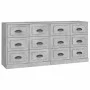 Sideboards 2 pcs concrete gray plywood by vidaXL, Sideboards - Ref: Foro24-3185283, Price: 218,91 €, Discount: %