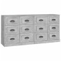 Sideboards 2 Stück betongraues Sperrholz von vidaXL, Sideboards - Ref: Foro24-3185283, Preis: 222,33 €, Rabatt: %