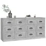 Sideboards 2 pcs concrete gray plywood by vidaXL, Sideboards - Ref: Foro24-3185283, Price: 218,91 €, Discount: %