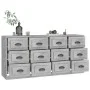 Sideboards 2 pcs concrete gray plywood by vidaXL, Sideboards - Ref: Foro24-3185283, Price: 218,91 €, Discount: %