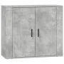 Aparadores 3 piezas madera contrachapada gris hormigón de vidaXL, Aparadores - Ref: Foro24-3185419, Precio: 257,17 €, Descuen...