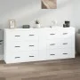 2 Stück Sperrholz Sideboards weiß von vidaXL, Sideboards - Ref: Foro24-3185407, Preis: 186,09 €, Rabatt: %