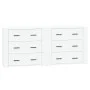 2 Stück Sperrholz Sideboards weiß von vidaXL, Sideboards - Ref: Foro24-3185407, Preis: 186,09 €, Rabatt: %
