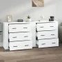 2 Stück Sperrholz Sideboards weiß von vidaXL, Sideboards - Ref: Foro24-3185407, Preis: 186,09 €, Rabatt: %