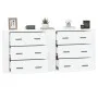 2 Stück Sperrholz Sideboards weiß von vidaXL, Sideboards - Ref: Foro24-3185407, Preis: 186,09 €, Rabatt: %