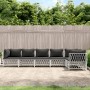 Juego de muebles de jardín 6 piezas con cojines acero blanco de vidaXL, Conjuntos de jardín - Ref: Foro24-3186876, Precio: 41...