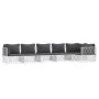 6-teiliges Gartenmöbel-Set mit Kissen aus weißem Stahl von vidaXL, Gartensets - Ref: Foro24-3186876, Preis: 405,91 €, Rabatt: %
