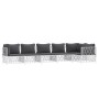 6-teiliges Gartenmöbel-Set mit Kissen aus weißem Stahl von vidaXL, Gartensets - Ref: Foro24-3186876, Preis: 411,74 €, Rabatt: %