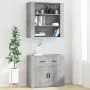 Concrete gray plywood tall sideboard by vidaXL, Sideboards - Ref: Foro24-3185379, Price: 166,91 €, Discount: %