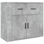 Concrete gray plywood tall sideboard by vidaXL, Sideboards - Ref: Foro24-3185379, Price: 169,86 €, Discount: %