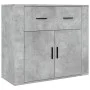 Concrete gray plywood tall sideboard by vidaXL, Sideboards - Ref: Foro24-3185379, Price: 166,91 €, Discount: %