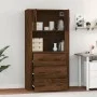 Tall oak brown plywood sideboard by vidaXL, Sideboards - Ref: Foro24-3185390, Price: 146,81 €, Discount: %