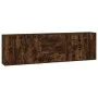 3-teilige Sideboards aus geräuchertem Eichensperrholz von vidaXL, Sideboards - Ref: Foro24-3185404, Preis: 275,53 €, Rabatt: %