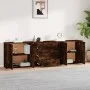 3-teilige Sideboards aus geräuchertem Eichensperrholz von vidaXL, Sideboards - Ref: Foro24-3185404, Preis: 275,53 €, Rabatt: %