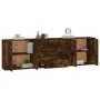 3-teilige Sideboards aus geräuchertem Eichensperrholz von vidaXL, Sideboards - Ref: Foro24-3185404, Preis: 275,53 €, Rabatt: %