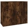 3-teilige Sideboards aus geräuchertem Eichensperrholz von vidaXL, Sideboards - Ref: Foro24-3185404, Preis: 275,53 €, Rabatt: %