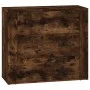 3-teilige Sideboards aus geräuchertem Eichensperrholz von vidaXL, Sideboards - Ref: Foro24-3185404, Preis: 275,53 €, Rabatt: %