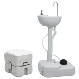 Portable toilet with sink for camping by vidaXL, Camping and hiking - Ref: Foro24-3186666, Price: 236,63 €, Discount: %