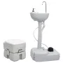 Portable toilet with sink for camping by vidaXL, Camping and hiking - Ref: Foro24-3186666, Price: 236,63 €, Discount: %