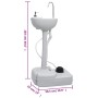 Portable toilet with sink for camping by vidaXL, Camping and hiking - Ref: Foro24-3186666, Price: 251,79 €, Discount: %
