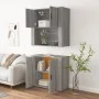 Tall gray Sonoma plywood sideboard by vidaXL, Sideboards - Ref: Foro24-3185357, Price: 161,14 €, Discount: %