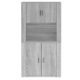 Aparador alto de madera contrachapada gris Sonoma de vidaXL, Aparadores - Ref: Foro24-3185357, Precio: 170,45 €, Descuento: %