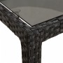 5-teiliges Gartenmöbel-Set mit schwarzen synthetischen Rattankissen von vidaXL, Gartensets - Ref: Foro24-3187318, Preis: 338,...