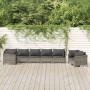 8-teiliges Gartenmöbel-Set und graue synthetische Rattankissen von vidaXL, Gartensets - Ref: Foro24-3187289, Preis: 642,33 €,...