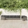 Set de muebles de jardín 8 pzas y cojines ratán sintético gris de vidaXL, Conjuntos de jardín - Ref: Foro24-3187289, Precio: ...