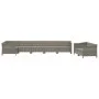 Set de muebles de jardín 8 pzas y cojines ratán sintético gris de vidaXL, Conjuntos de jardín - Ref: Foro24-3187289, Precio: ...
