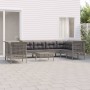 9-teiliges Gartenmöbel-Set und graue synthetische Rattankissen von vidaXL, Gartensets - Ref: Foro24-3187546, Preis: 503,00 €,...