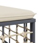 Gartenmöbel-Set 6-teilig anthrazitfarbene Kissen PE-Rattan von vidaXL, Outdoor-Sofas - Ref: Foro24-3186786, Preis: 502,56 €, ...