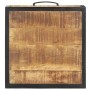 Mesita de noche de madera de mango rugosa 40x40x35 cm de vidaXL, Mesitas de noche - Ref: Foro24-288472, Precio: 72,87 €
