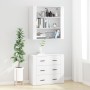 Hohes weißes Sideboard aus Sperrholz von vidaXL, Sideboards - Ref: Foro24-3185391, Preis: 154,36 €, Rabatt: %