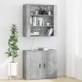 Concrete gray plywood tall sideboard by vidaXL, Sideboards - Ref: Foro24-3185363, Price: 162,25 €, Discount: %