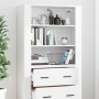 Aparador alto madera contrachapada blanco de vidaXL, Aparadores - Ref: Foro24-3185391, Precio: 154,18 €, Descuento: %