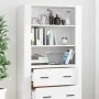 Tall white plywood sideboard by vidaXL, Sideboards - Ref: Foro24-3185391, Price: 152,07 €, Discount: %
