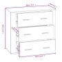 Hohes weißes Sideboard aus Sperrholz von vidaXL, Sideboards - Ref: Foro24-3185391, Preis: 154,36 €, Rabatt: %