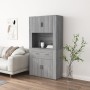 Sonoma Gray Plywood Tall Sideboard by vidaXL, Sideboards - Ref: Foro24-3185373, Price: 165,77 €, Discount: %