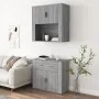 Hohes Sideboard aus grauem Sonoma-Sperrholz von vidaXL, Sideboards - Ref: Foro24-3185373, Preis: 160,48 €, Rabatt: %