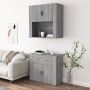 Sonoma Gray Plywood Tall Sideboard by vidaXL, Sideboards - Ref: Foro24-3185373, Price: 165,77 €, Discount: %
