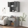 Hohes Sideboard aus grauem Sonoma-Sperrholz von vidaXL, Sideboards - Ref: Foro24-3185373, Preis: 160,48 €, Rabatt: %