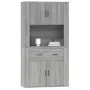 Hohes Sideboard aus grauem Sonoma-Sperrholz von vidaXL, Sideboards - Ref: Foro24-3185373, Preis: 160,48 €, Rabatt: %