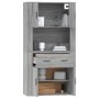 Sonoma Gray Plywood Tall Sideboard by vidaXL, Sideboards - Ref: Foro24-3185373, Price: 165,77 €, Discount: %